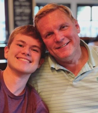 Isaiah Stannard With His Dad