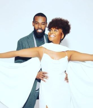 Chance Brown With His Wife Tabitha Brown