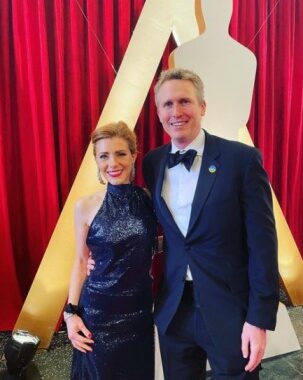 Julia Boorstin With Husband